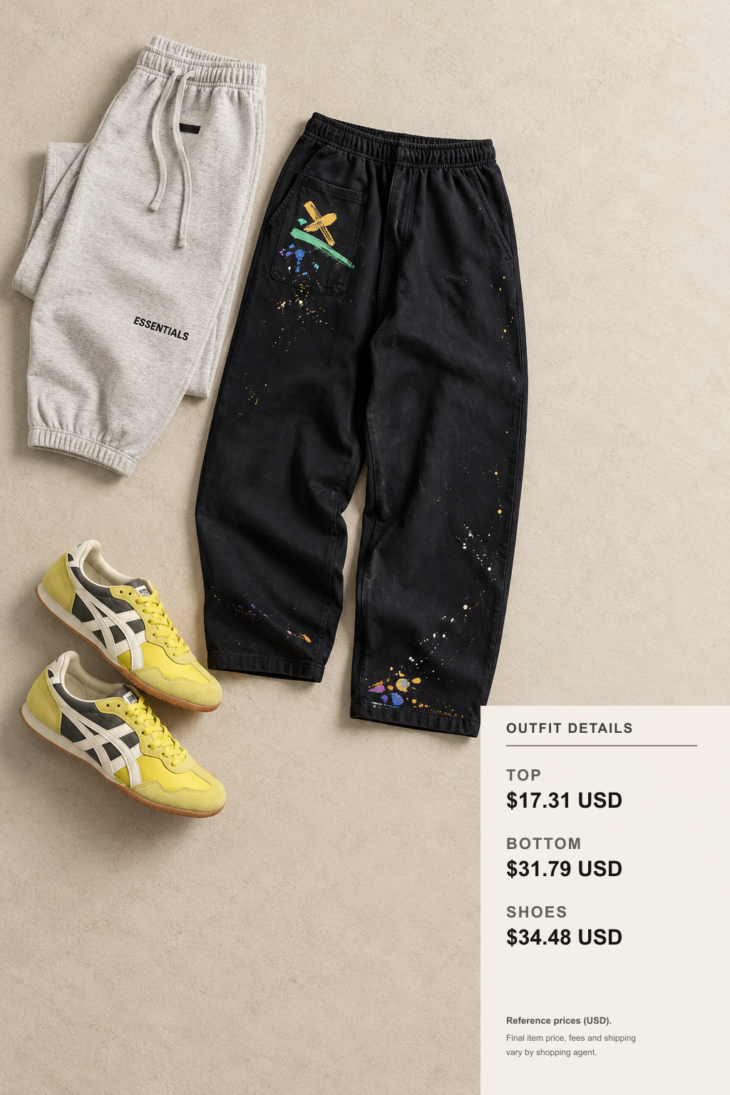 gallery dept Pants: 3 Winter Outfit Ideas outfit 2 editorial flat lay for fashionreps