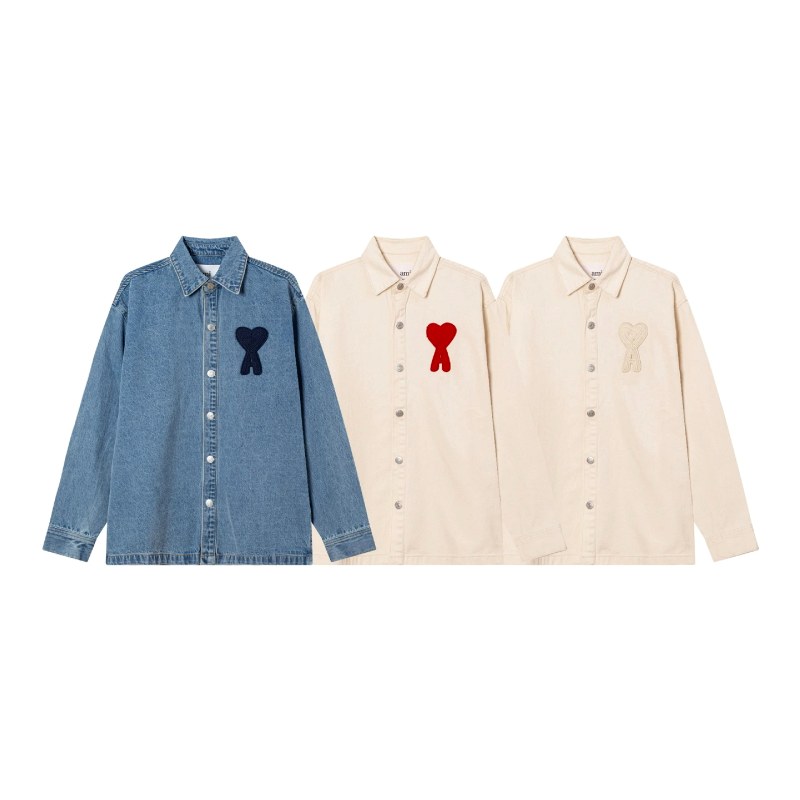 Ami Paris Heart-Embroidered Denim Shirt Review: Decoding the Style Codes Behind a $47.01 Denim Layer