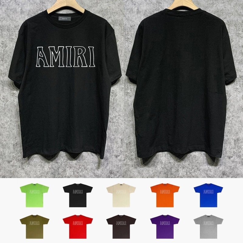 Amiri Black T-Shirt Review: Twenty Neckline Pulls and the Recovery Number on an $18.36 Cotton Crew