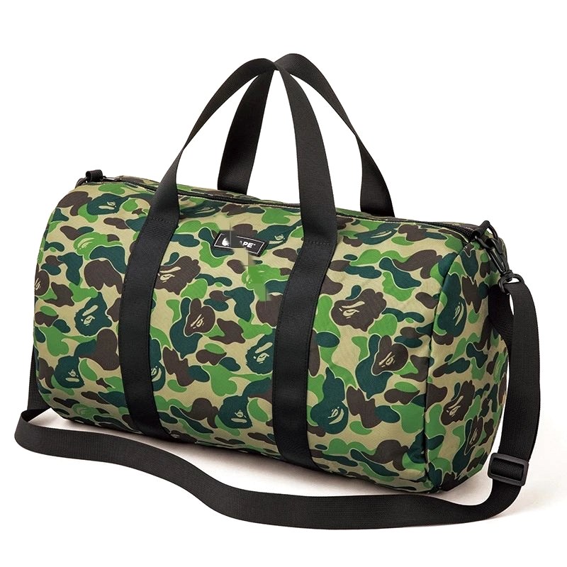 Bape Green Travel Bag QC Breakdown: Topstitching, Seams and Hardware on a $9.87 Camo Duffle
