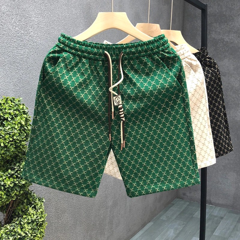 Celine All-Over Print Green Shorts: A $5.22 Loose Cut Worn, Measured and Weighed