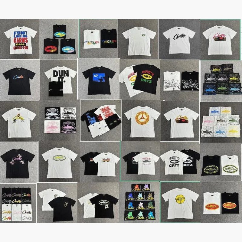 Corteiz Graphic Print Multicolor T-Shirt Collection Review: 3D Lettering, Loose Cut, S–3XL