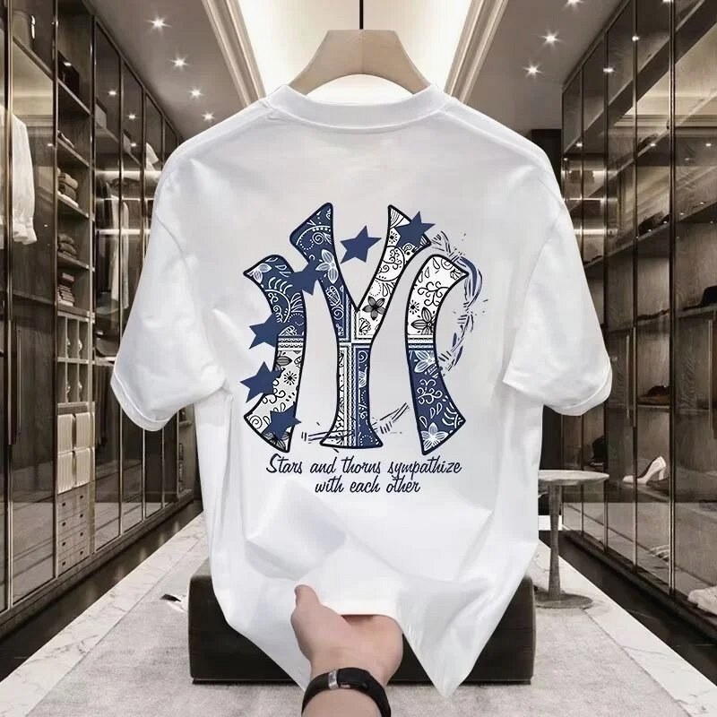MLB Blue Printed Streetwear T-Shirt—Special Offer Review: A $3.73 Polyester Summer Tee Tested in 39 Variants