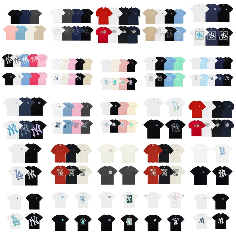 MLB Multi-Color T-Shirt Collection: 40+ Review — 100% Cotton Crewneck Tested at $7.91