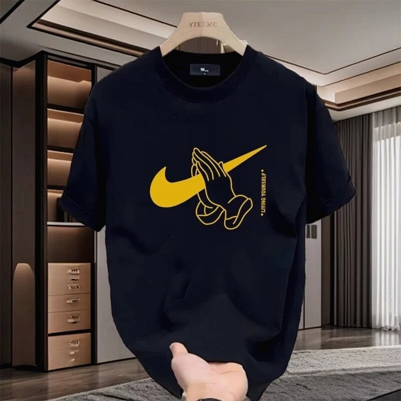 Nike Black T-Shirt Review: We Weighed, Measured, and Print-Checked the $4.18 Praying-Hands Swoosh Tee
