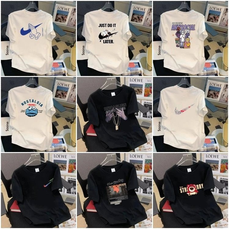 Nike Classic Logo Printed T-Shirt Review: A $3.88 Graphic Tee in 30 Prints, Tested in Size L