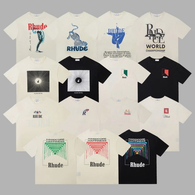 Rhude Multicolor T-Shirt Collection Review: A Kitchen Scale, a Tape Measure, and the One Number the Listing Never Gave Us