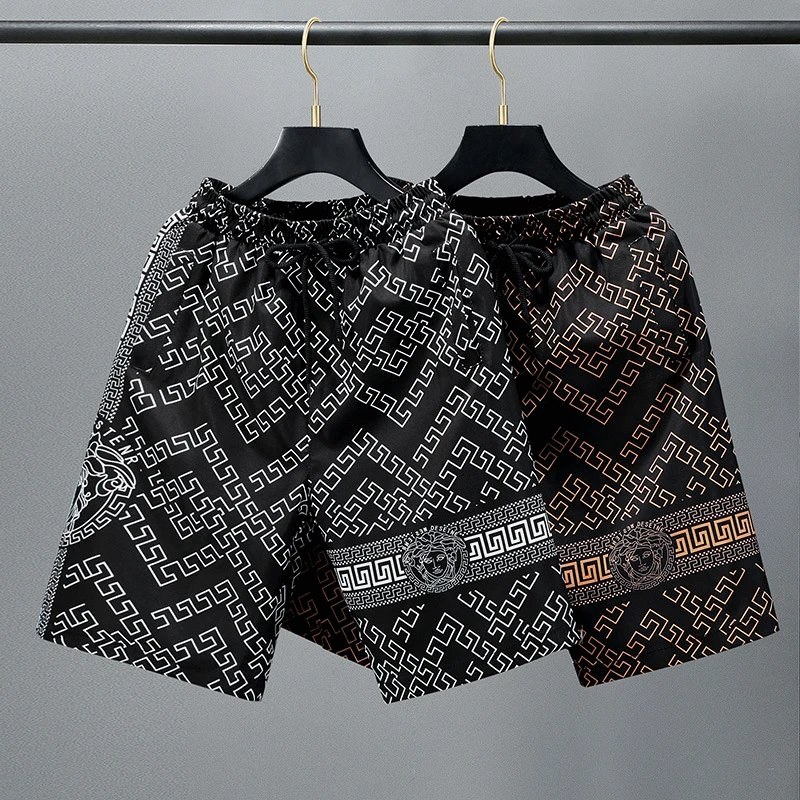 Versace Black Shorts in Everyday Casual Style Review: Is a $6.87 Polyester Five-Point Worth a Parcel Slot?